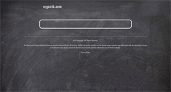 Desktop Screenshot of organik.com